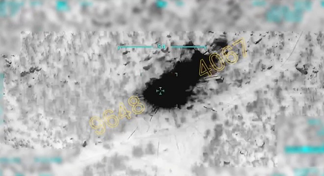 MSB, terör hedeflerinin vurulduğu görüntüleri paylaştı