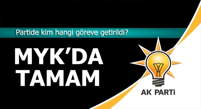 MYK da kim hangi göreve getirildi?