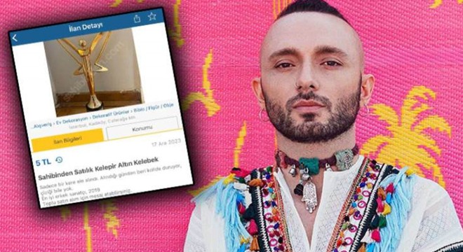 Mabel Matiz 'Altın Kelebek' ödülünü satışa çıkardı