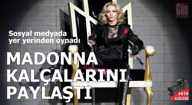 Madonna kalçalarını paylaştı! Sosyal medyada yer yerinden oynadı