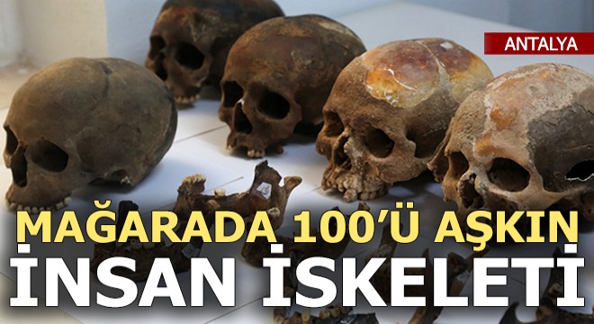 Mağarada 100'ü aşkın insan iskeleti bulundu