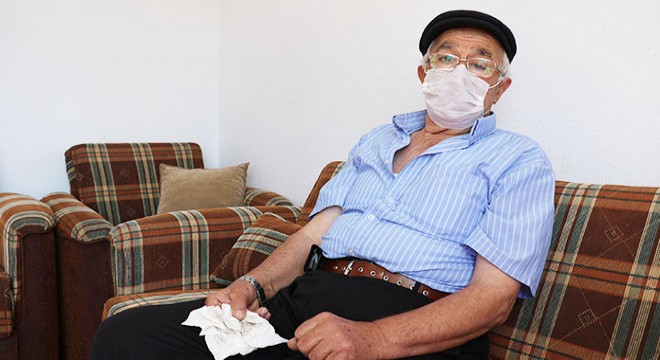 Mahalle halkı koronadan değil, tozdan maske takıyor