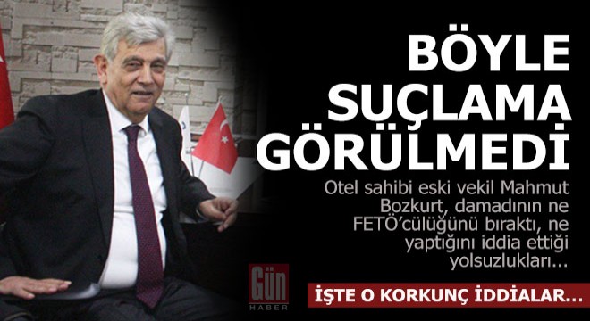 Mahmut Bozkurt tan damadına zehir zemberek suçlamalar