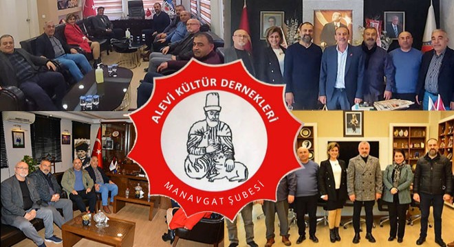 Manavgat Cemevi yönetiminden ziyaret turu