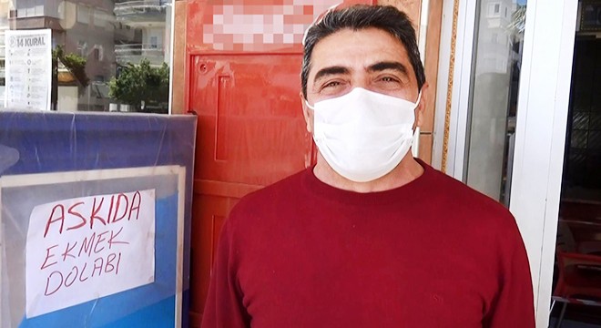 Manavgat'ta askıda ekmek kampanyası