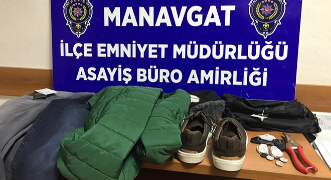 Manavgat'ta hırsızlık şüphelisi yakalandı