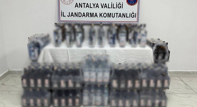 Manavgat’ta kaçak içki operasyonu
