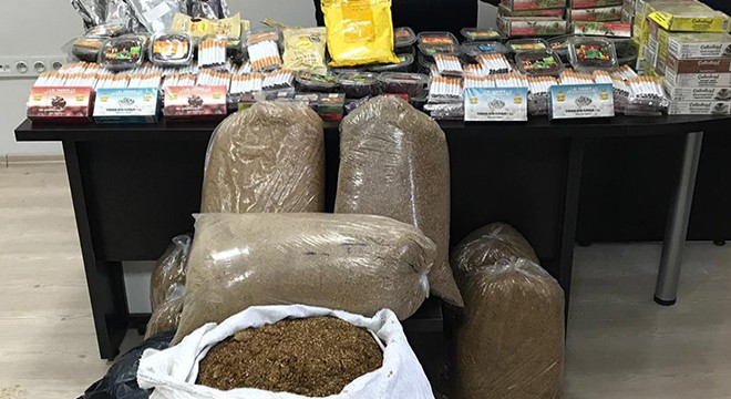 Manavgat'ta kaçak tütün operasyonu