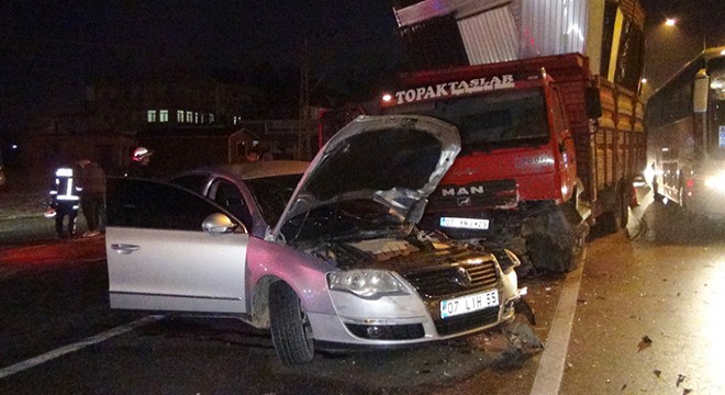 Manavgat'ta kaza: 1 yaralı
