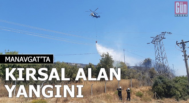 Manavgat'ta kırsal alan yangını