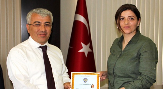 Manavgat'ta polis memurlarına başarı belgesi