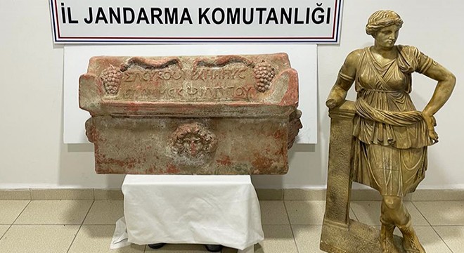 Manavgat'ta tarihi eser operasyonu