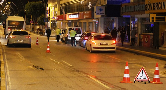 Manavgat'ta trafik denetimi