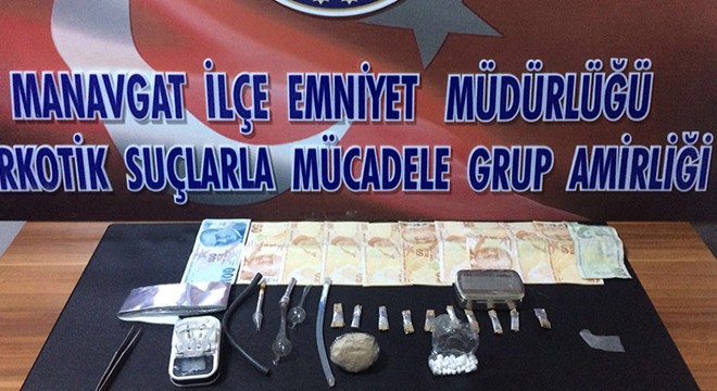 Manavgat'ta uyuşturucu operasyonu