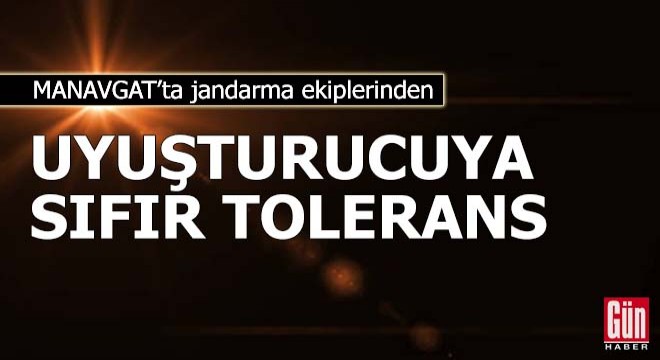 Manavgat'ta uyuşturucu operasyonu
