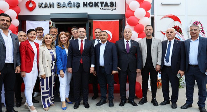 Manavgat ta Kızılay Kan Alma Birimi açıldı