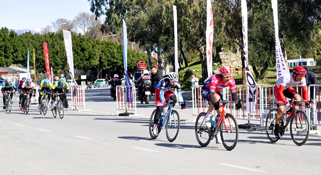 Manavgat ta bisiklet yarışı