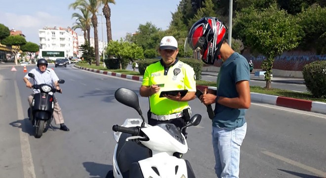 Manavgat ta yaz dönemi trafik uygulamaları