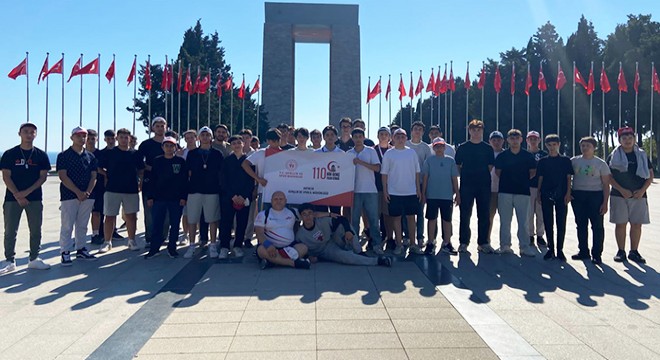 Manavgatlı gençler Çanakkale de
