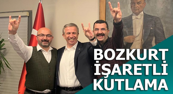 Mansur Yavaş'tan 'Bozkurt'lu kutlama