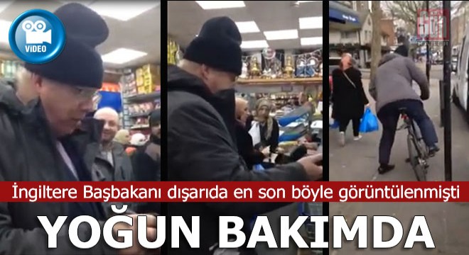 Markete bisikletiyle gelmiş böyle alış veriş yapmıştı... Şimdi yoğun bakımda...