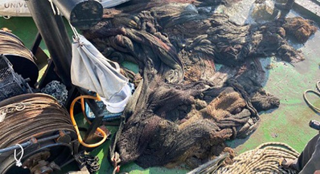 Marmara’dan 5 bin metrekare hayalet ağ çıkarıldı