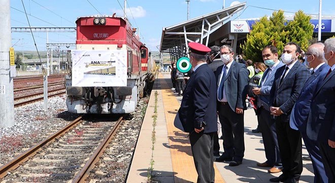 Marmaray'dan geçen yük treni Tekirdağ'da
