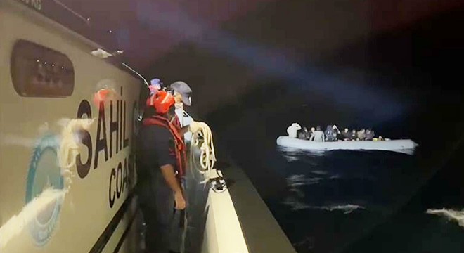 Marmaris'te 39 kaçak göçmen kurtarıldı