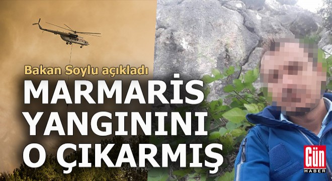 Marmaris'teki ormanı yakan gözaltına alındı