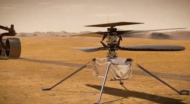 Mars'taki mini helikopter Inenuity, NASA'yla iletişime geçti