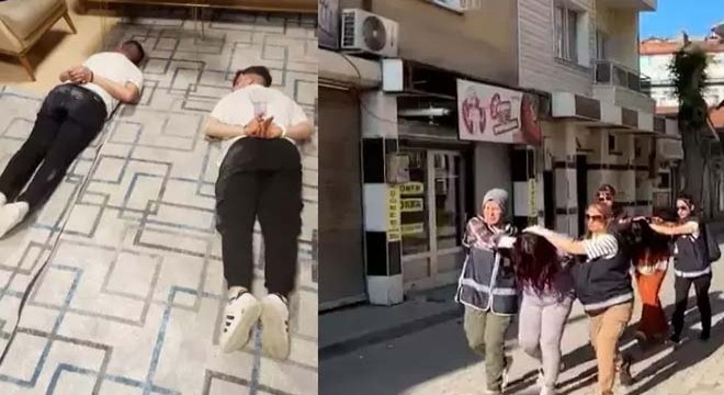 Masaj salonlarına  Şah-Mat  operasyonu; 74 kadın kurtarıldı