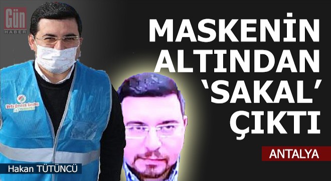 Maskenin altından sakal çıktı