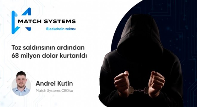 Match System CEO su Andrei Kutin, çalınan 68 milyon dolarlık kripto varlığın tamamen kurtarıldığını duyurdu.