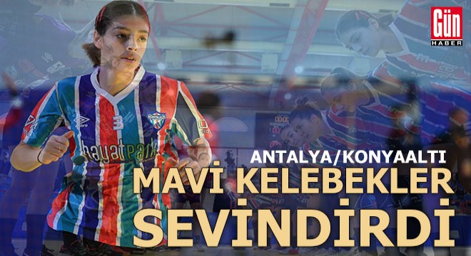 Mavi Kelebekler sahasında kazandı