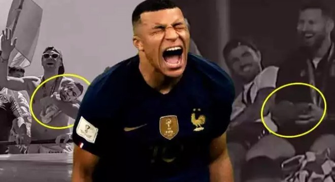 Mbappe den Martinez ve Messi göndermesi