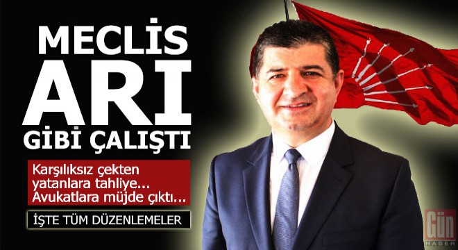 Meclis dün 'Arı' gibi çalıştı