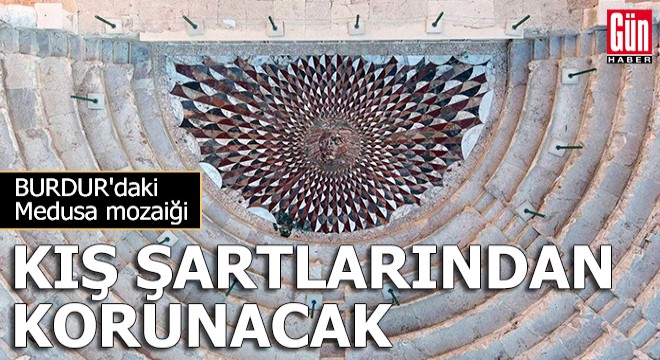 Medusa mozaiği, kış şartlarından korunacak