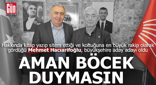 Mehmet Hacıarifoğlu, Antalya Büyükşehir Belediyesi ne başkan aday adayı oldu