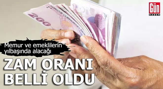 Memur ve emeklilerin yılbaşında alacağı zam belli oldu!