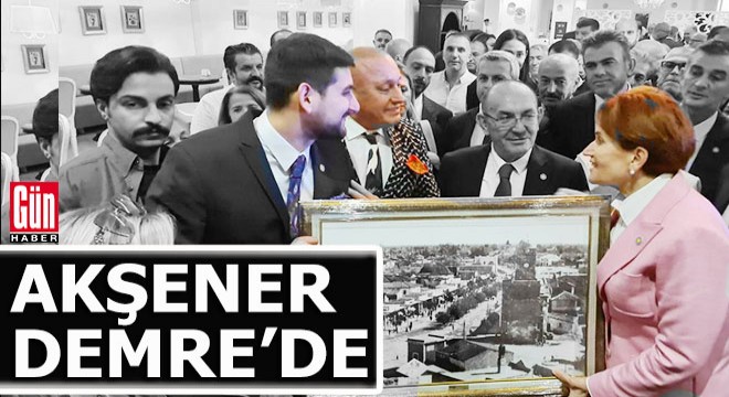 Meral Akşener Antalya Demre'de...