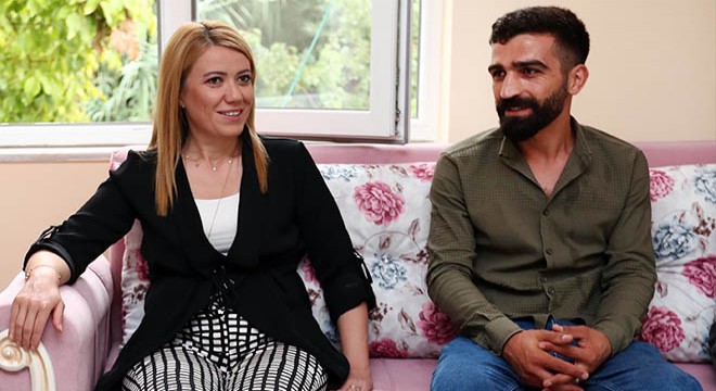 Merkezefendi'den evi yanan aileye yardım eli