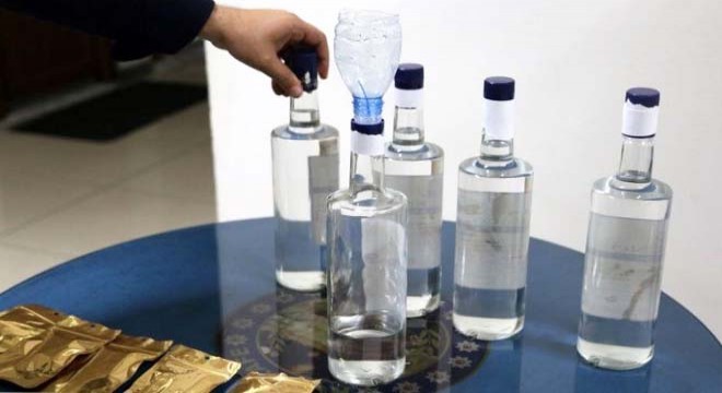 Mersin'de etil alkol baskını