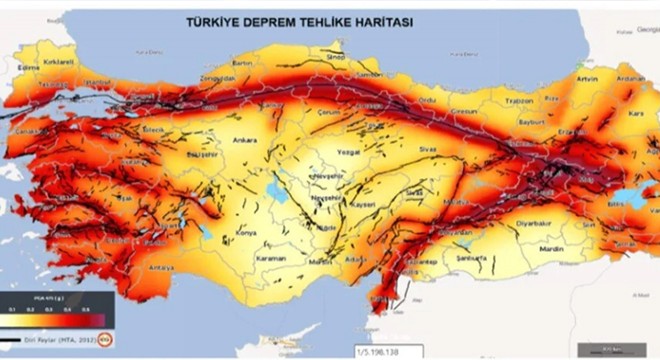 Meşhur fay haritası güncellendi