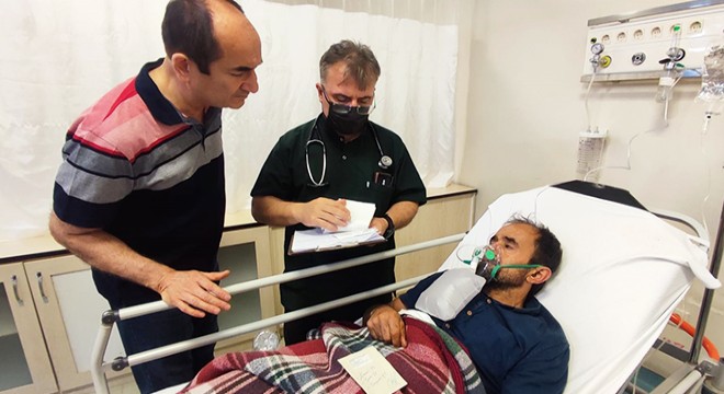 Metan gazından zehirlenen 8 işçi, hastaneye kaldırıldı
