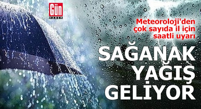 Meteoroloji den çok sayıda il için uyarı