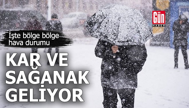 Meteoroloji'den kar, sağanak, pus ve sis uyarısı