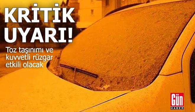 Meteoroloji'den kritik uyarı!