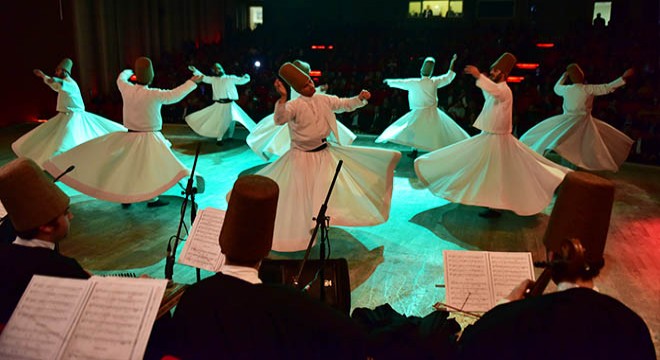 Mevlana Antalya'da anıldı