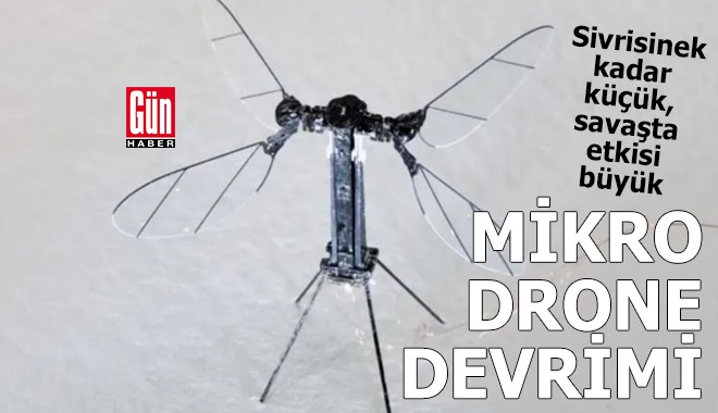 Mikro drone devrimi: Sivrisinek kadar küçük, savaşta etkisi büyük