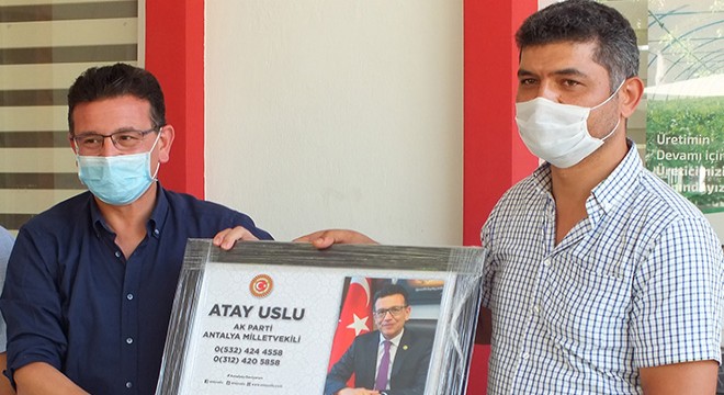 Milletvekili Uslu, Kumluca'da muhtarlarla buluştu